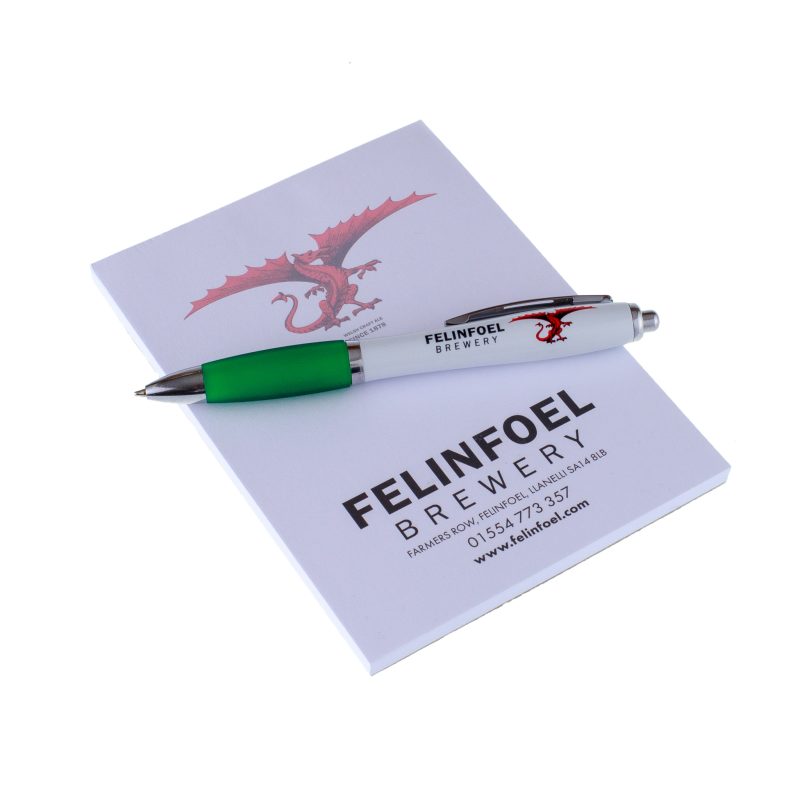 Felinfoel Notepad and Pens