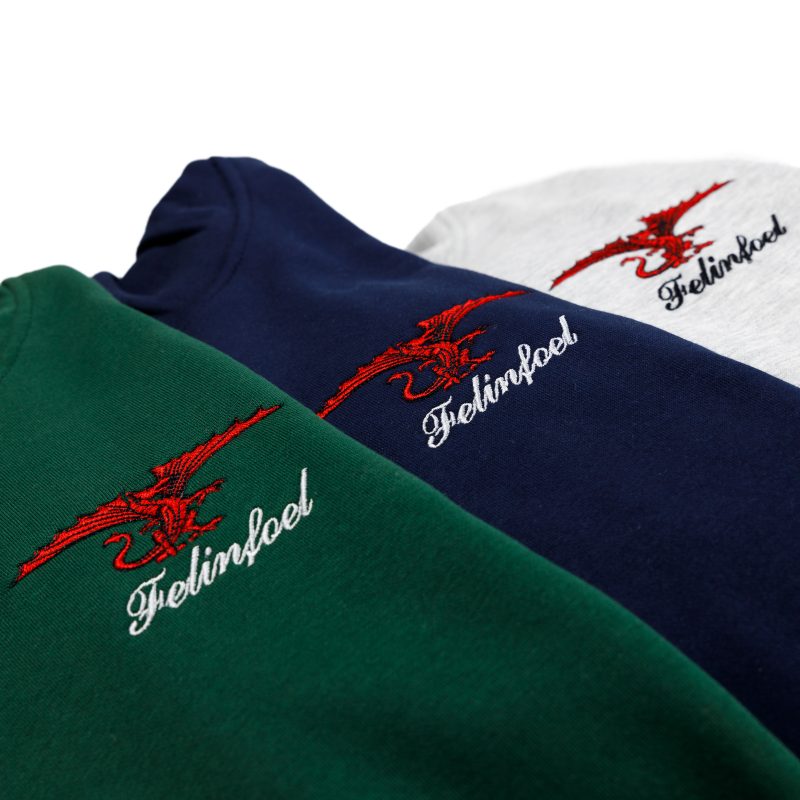 Felinfoel Hoodies Logo Detail