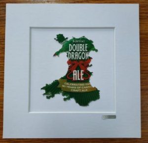 Double Dragon Can Art Map of Wales